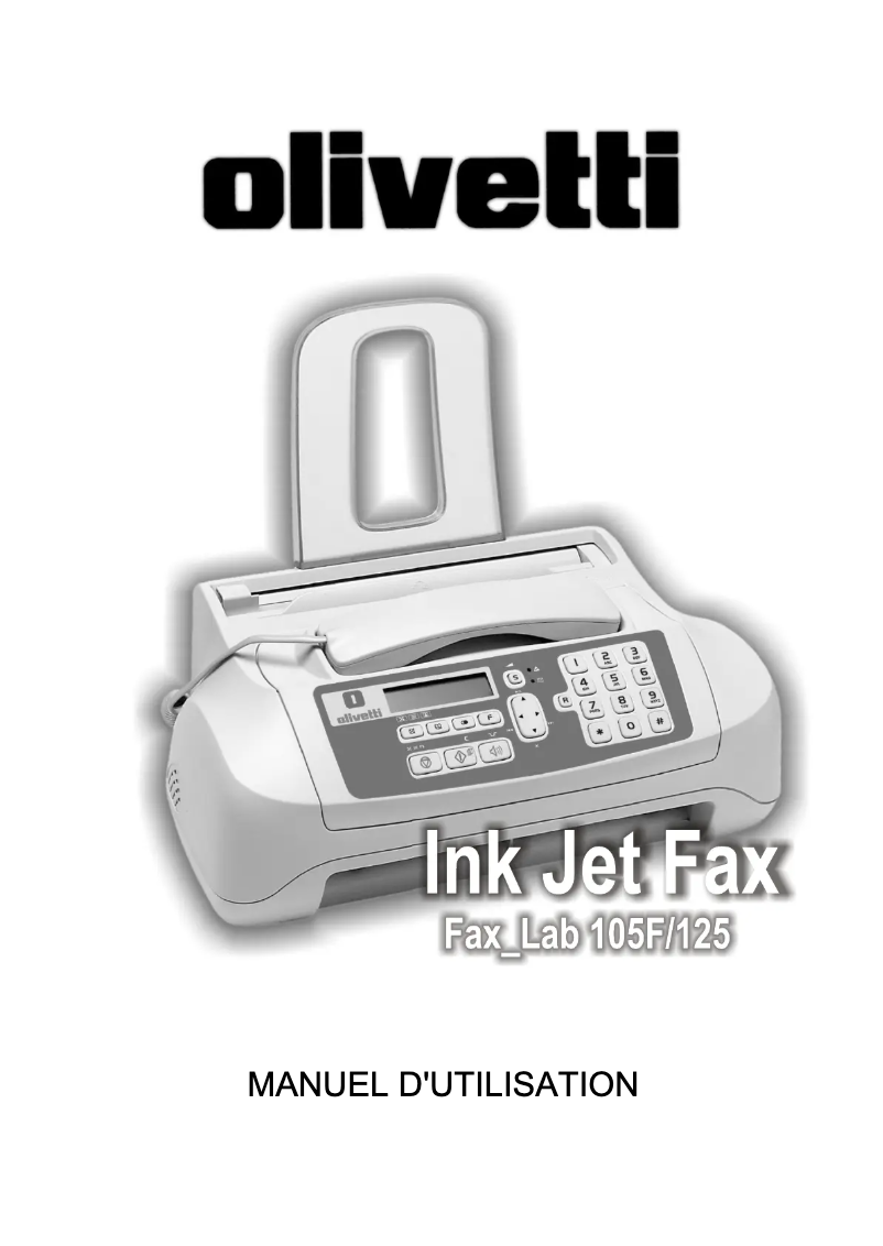 Image de la première page du manuel de l'appareil Fax-Lab 125