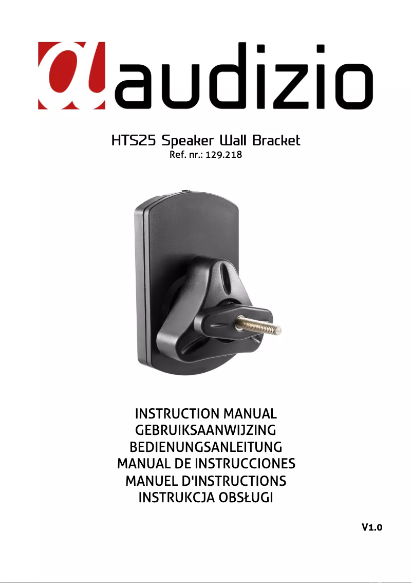Página 1 del manual Manual de usuario Audizio HTS25