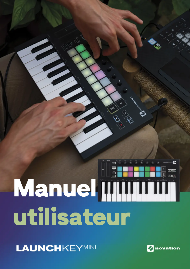 Page 1 de la notice Manuel utilisateur Novation Launchkey Mini MK3