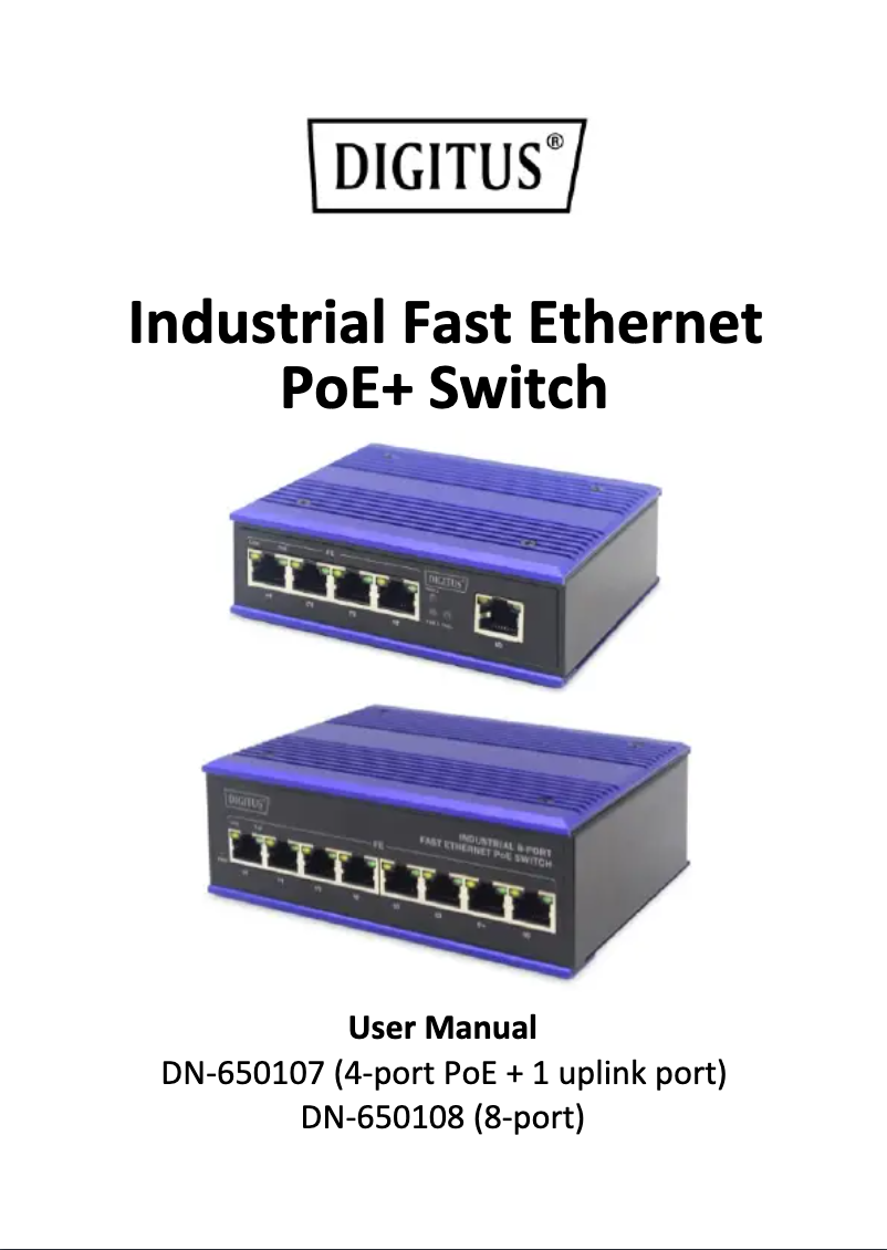 Image de la première page du manuel de l'appareil DN-650106