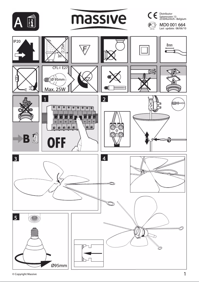 Page n°1 - Manuel utilisateur Massive Kico 40280/55/10