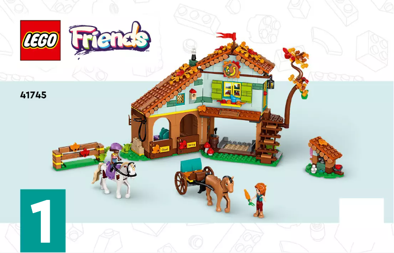 Page n°1 - Manuel utilisateur Lego Friends 41745