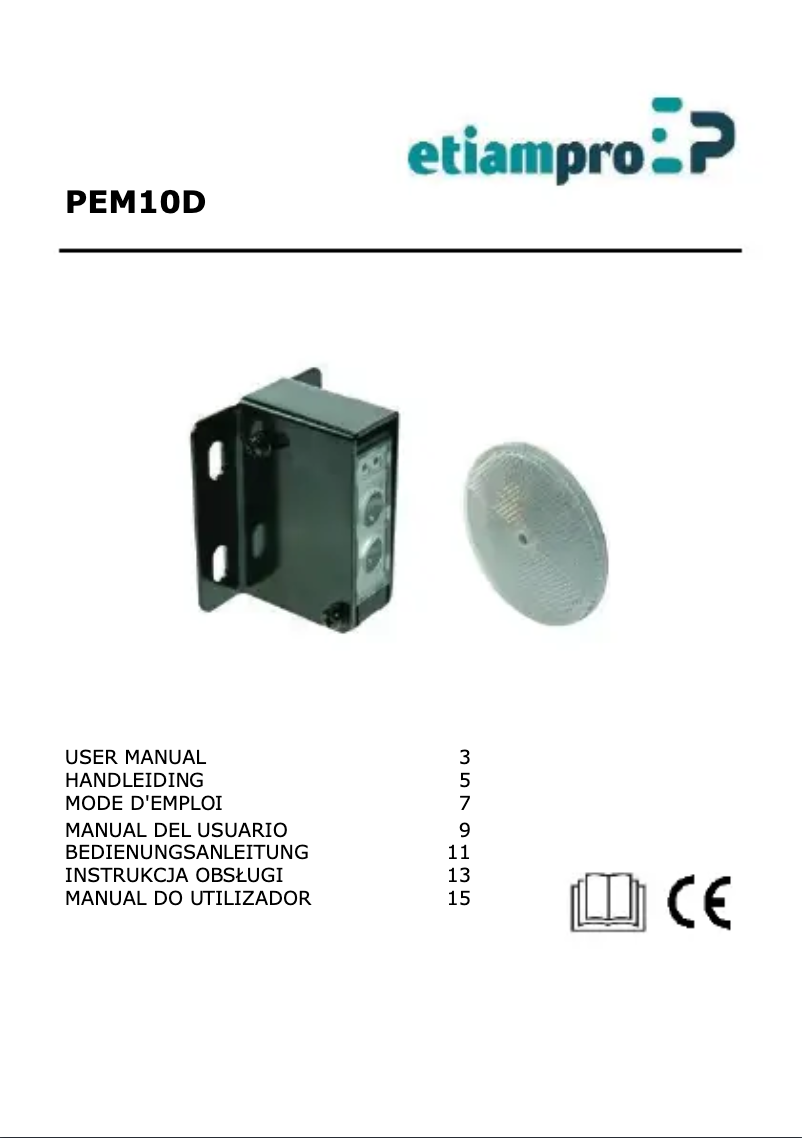 Page n°1 - Manuel utilisateur EtiamPro PEM10D