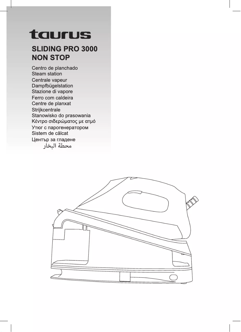 Page 1 de la notice Manuel utilisateur Taurus Sliding Pro 3000 Non Stop