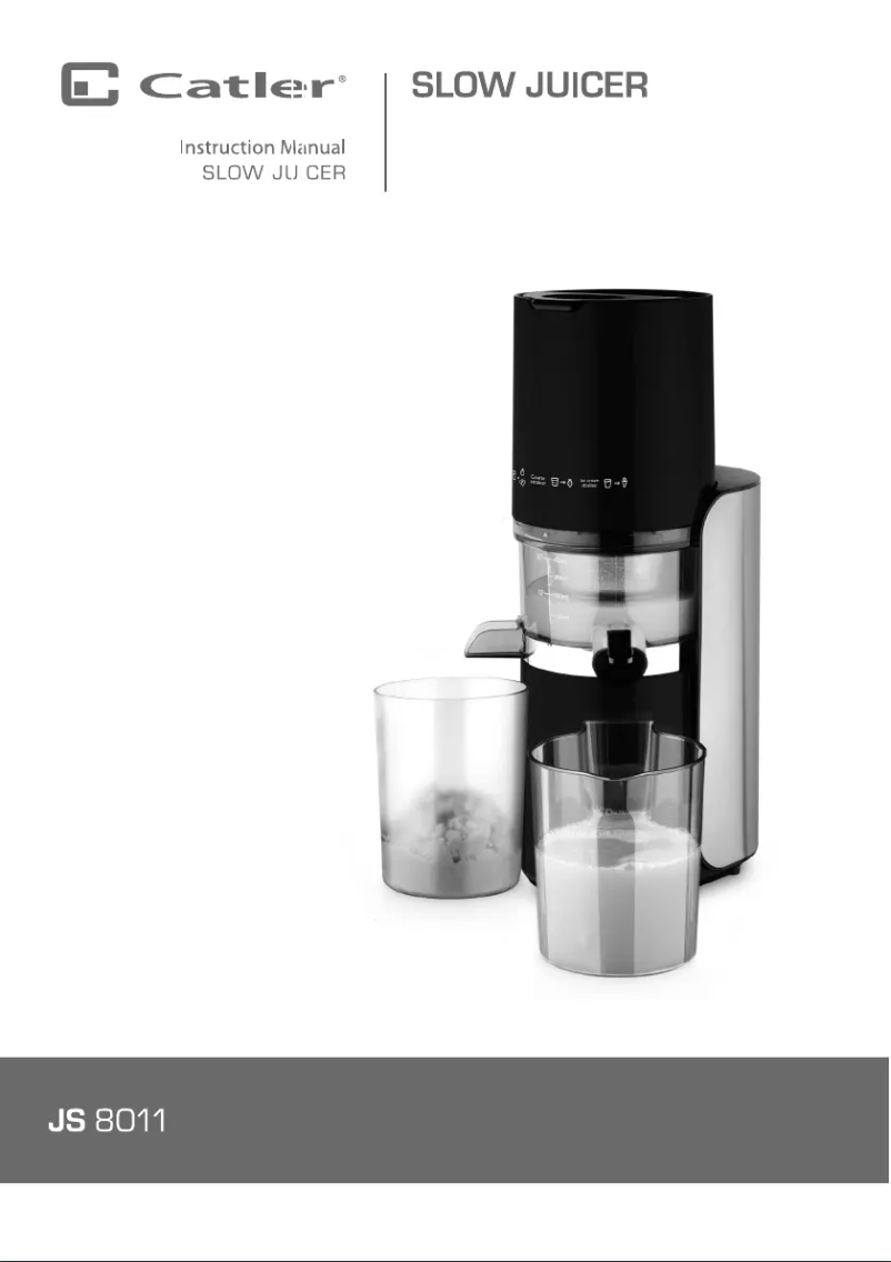 Page 1 de la notice Manuel utilisateur Catler JS 8011
