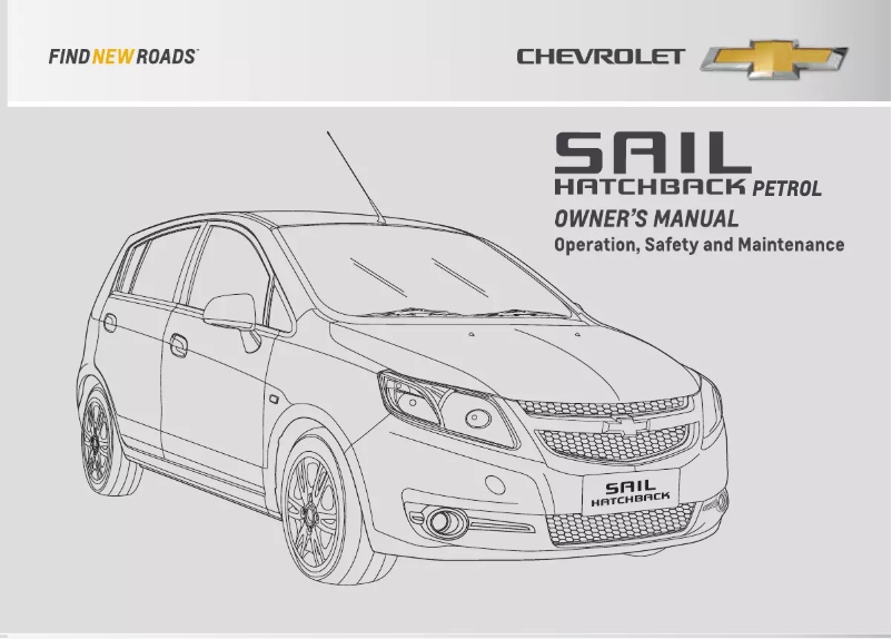 Page 1 de la notice Manuel utilisateur Chevrolet Sail Hatchback (2015)