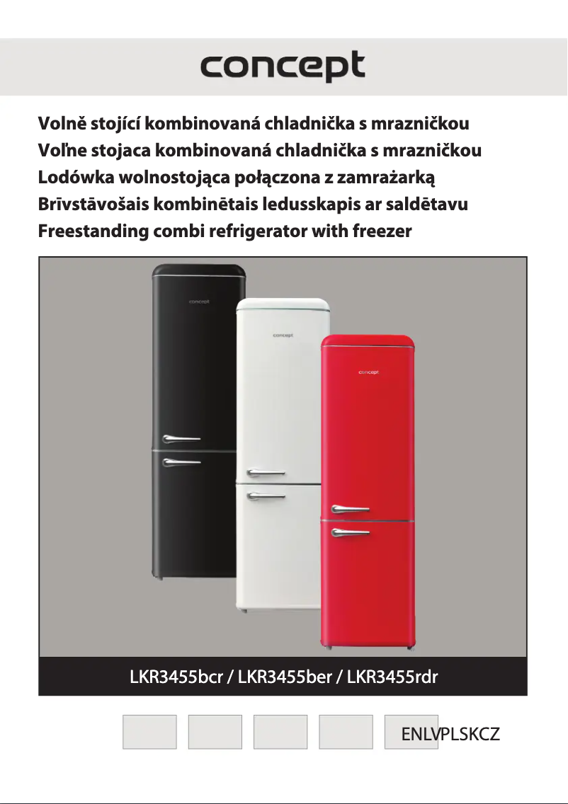 Page 1 de la notice Manuel utilisateur Concept LKR3455BCR