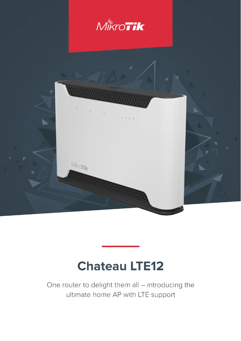 Page n°1 - Brochure Mikrotik Chateau LTE12