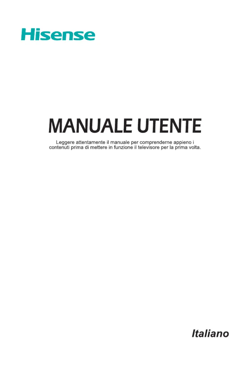 Page 1 de la notice Manuel utilisateur Hisense 65A7100F