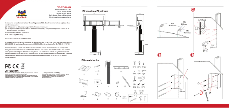Image de la première page du manuel de l'appareil VB-STND-004