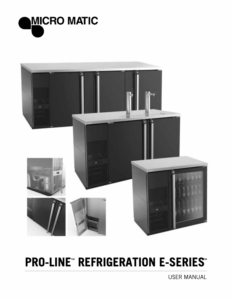 Page 1 de la notice Manuel d'utilisation et d'entretien Micro Matic MDD94-E