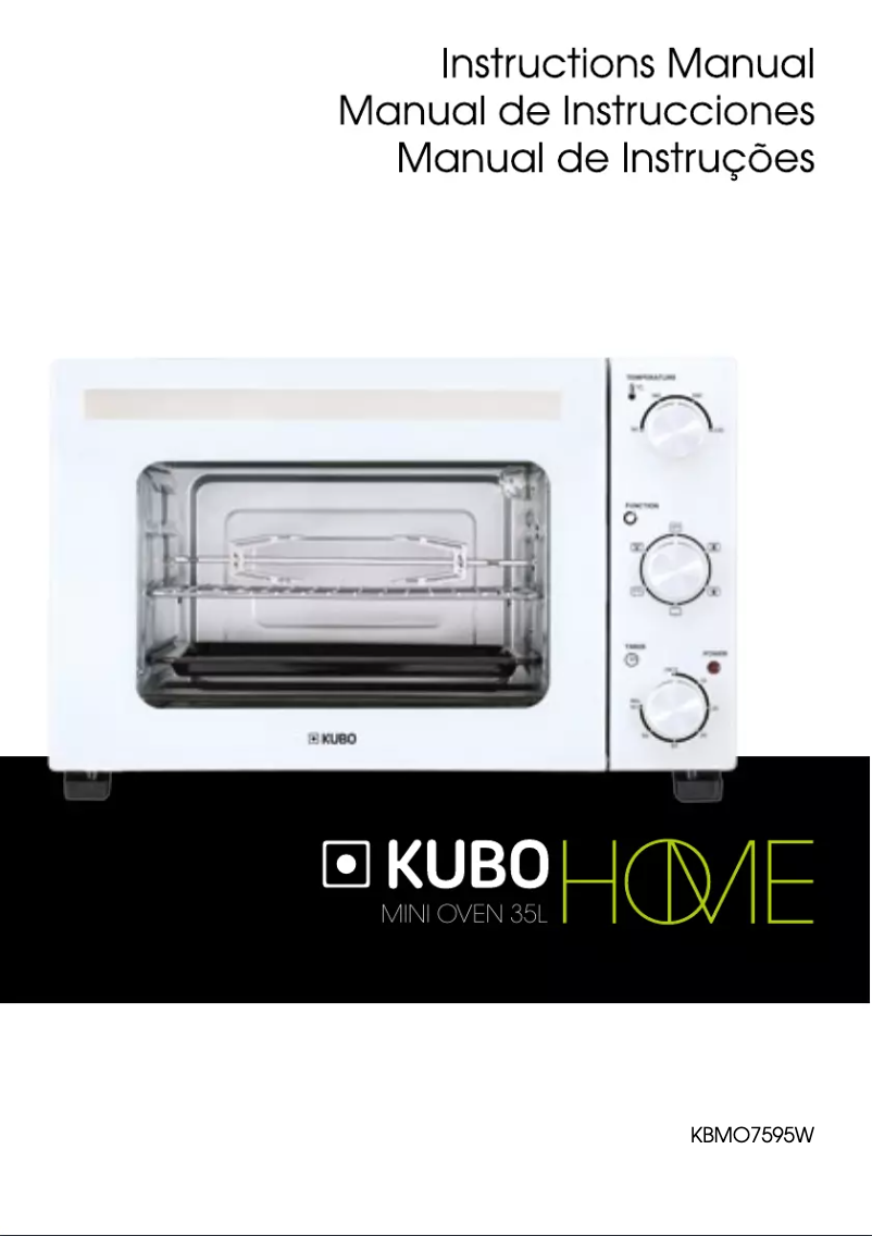 Image de la première page du manuel de l'appareil KBMO7595W