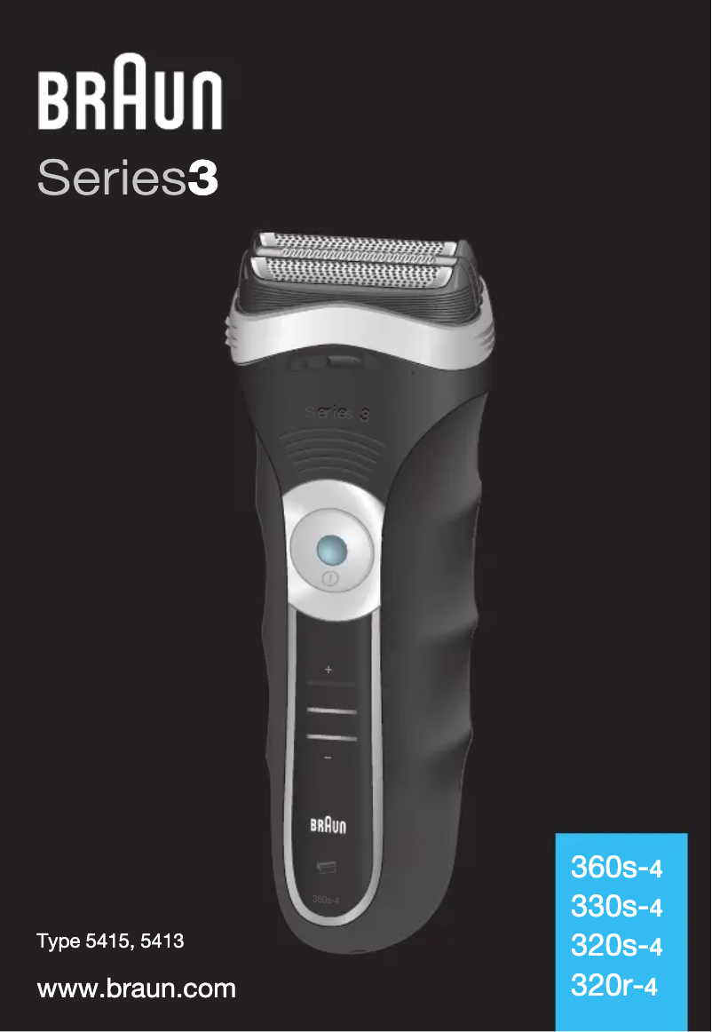 Page 1 de la notice Manuel utilisateur Braun Series 3 330-S4
