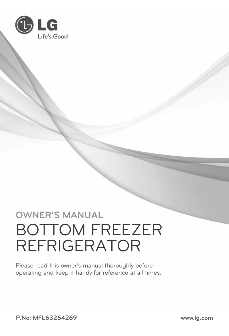 Image de la première page du manuel de l'appareil GR-L218ASL