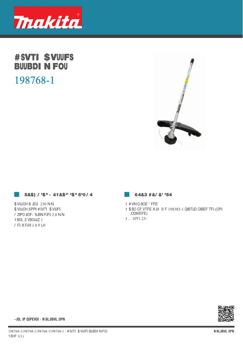 Image de la première page du manuel de l'appareil 198768-1