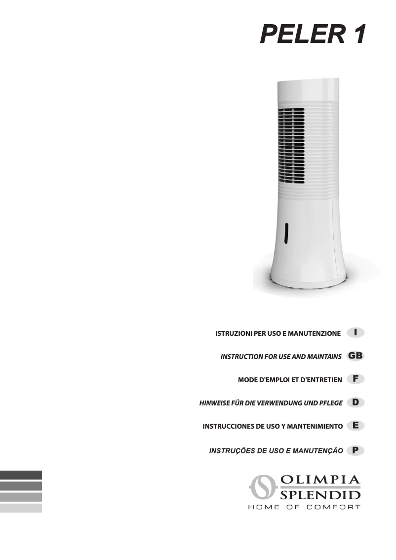 Imagen de la primera página del manual del dispositivo Pelèr 1