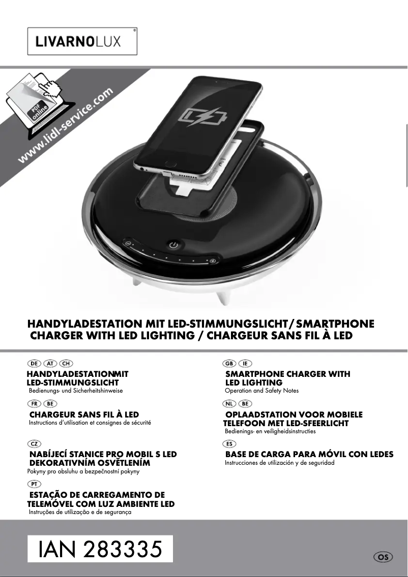 Page n°1 - Manuel utilisateur Livarno Lux TY1200100E1
