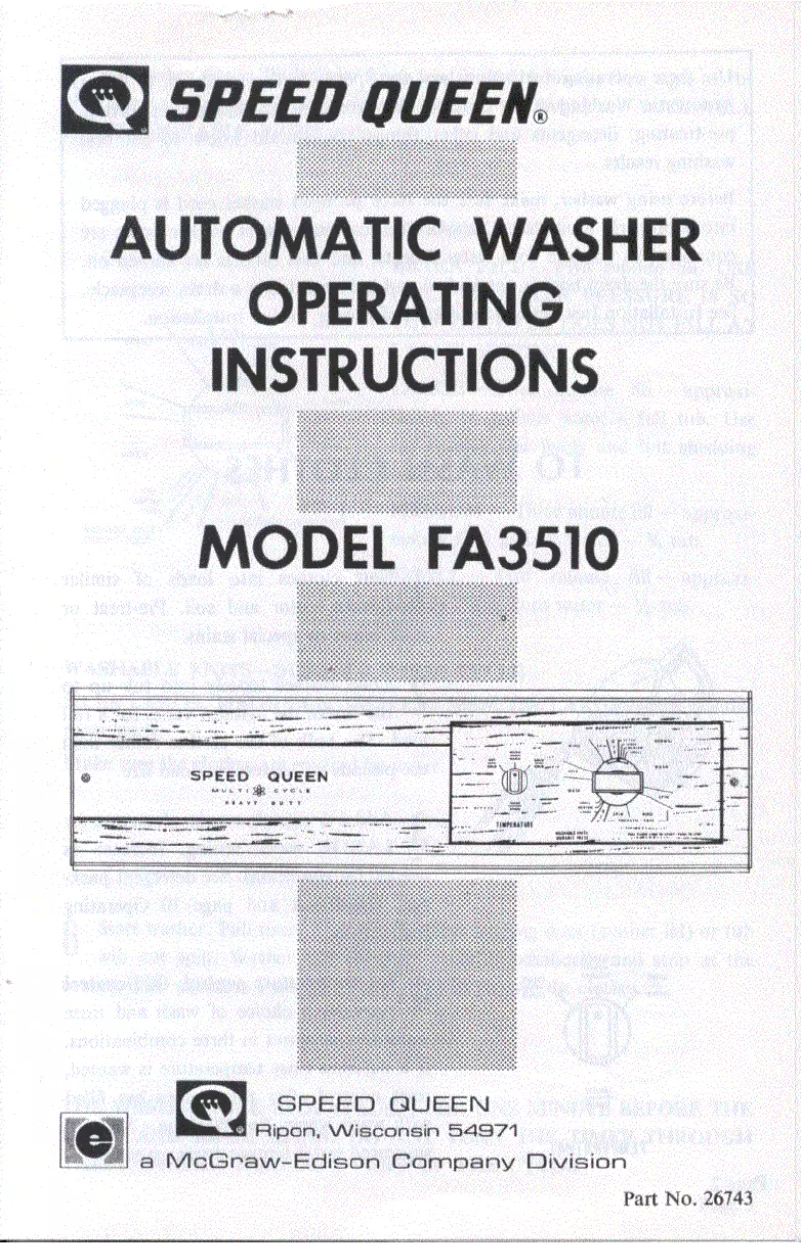 Image de la première page du manuel de l'appareil FA3510