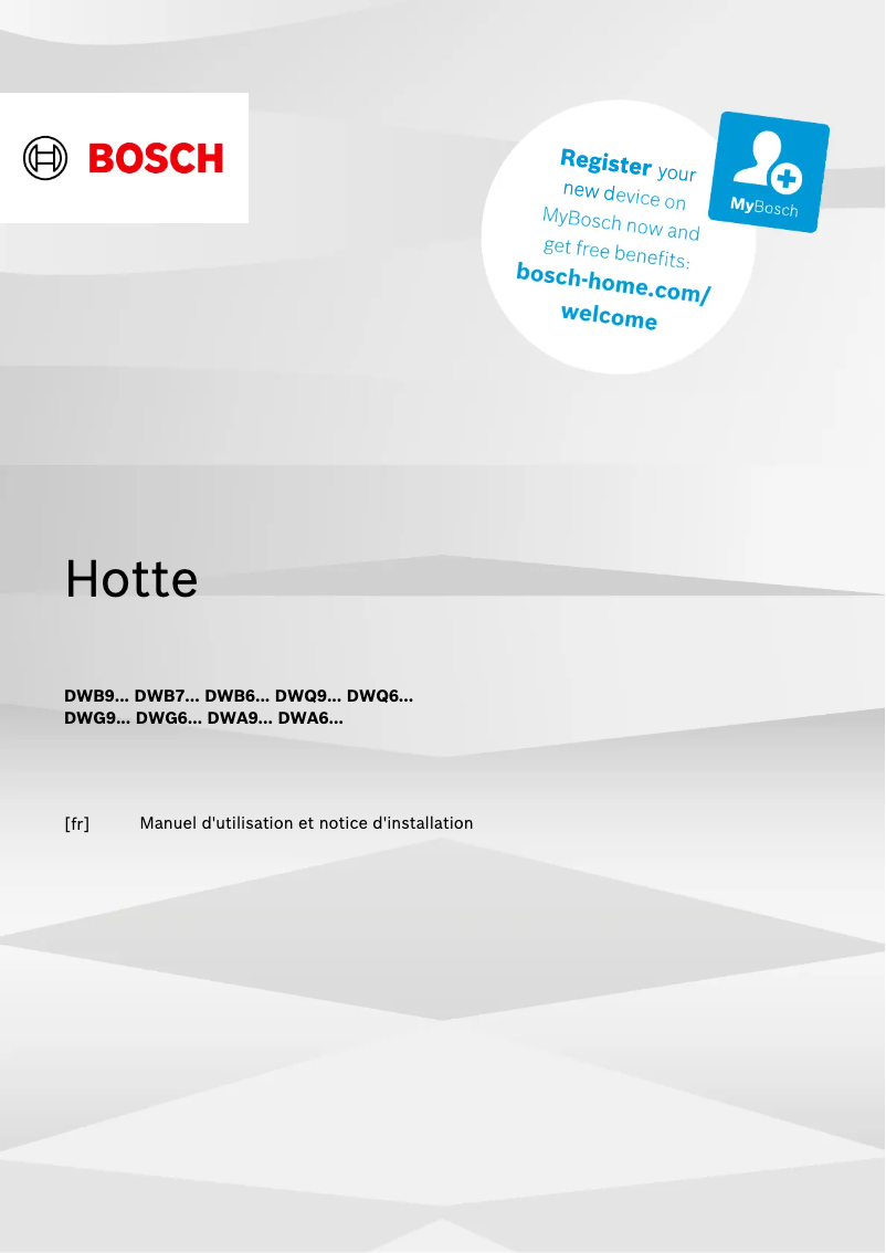 Página 1 del manual Manual de usuario Bosch DWB67FM50