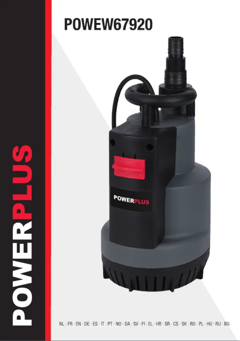 Page n°1 - Manuel utilisateur PowerPlus POWEW67920
