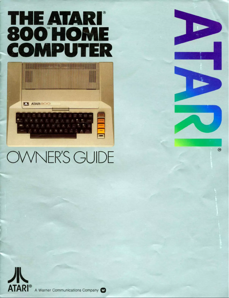 Page n°1 - Manuel utilisateur Atari 800