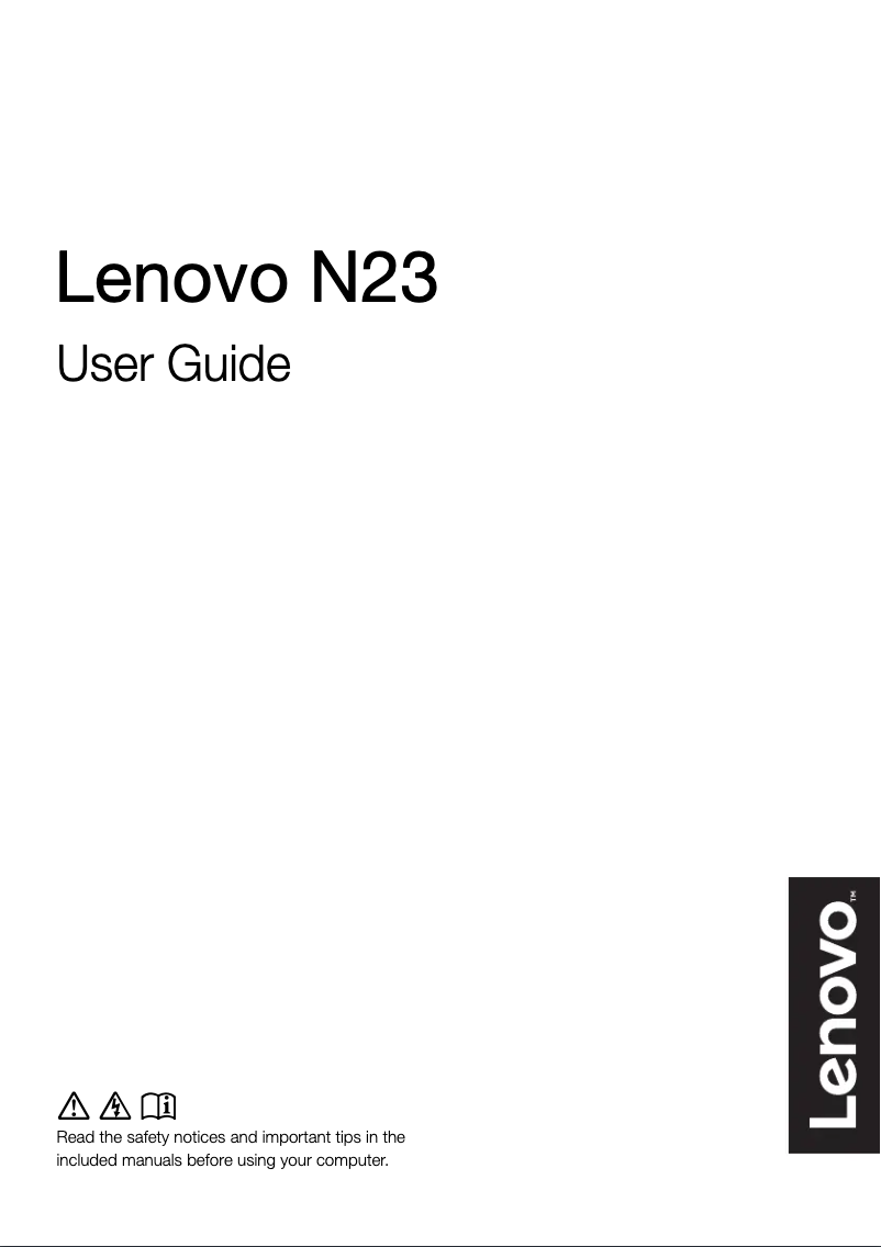 Page n°1 - Manuel utilisateur Lenovo N23 Chromebook 80YS005JNH