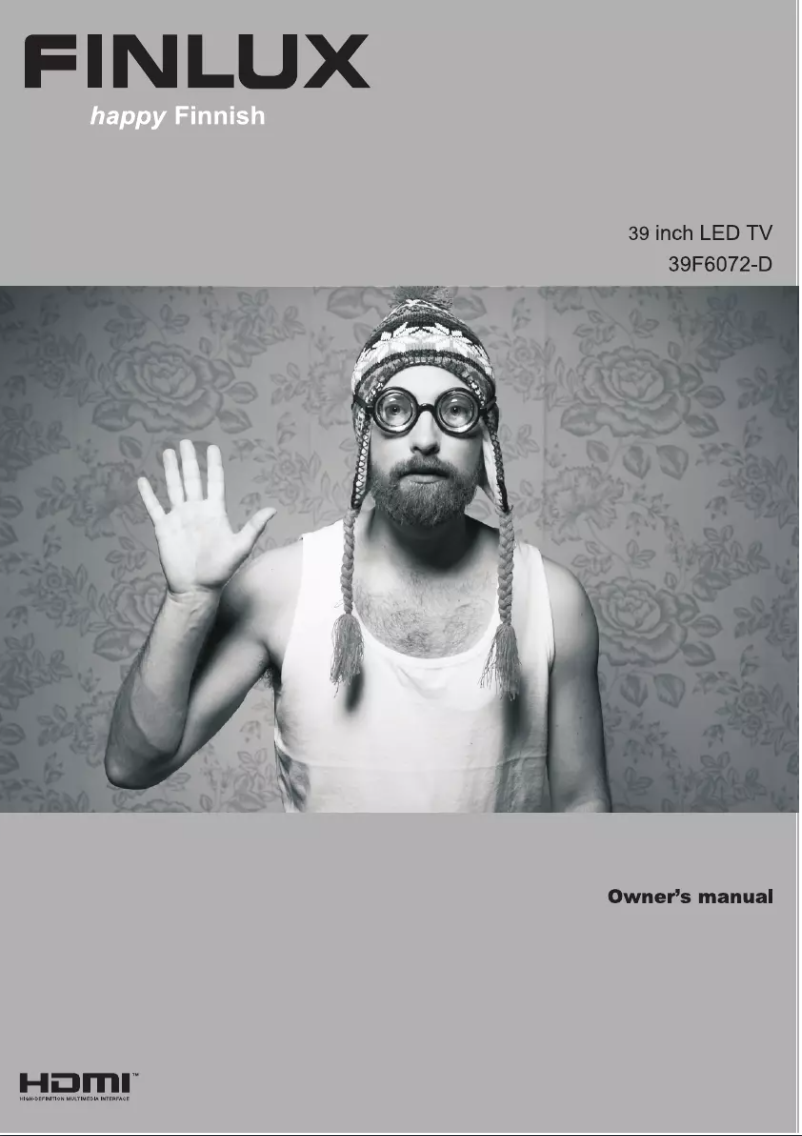 Page 1 de la notice Manuel utilisateur Finlux 39F6072-D