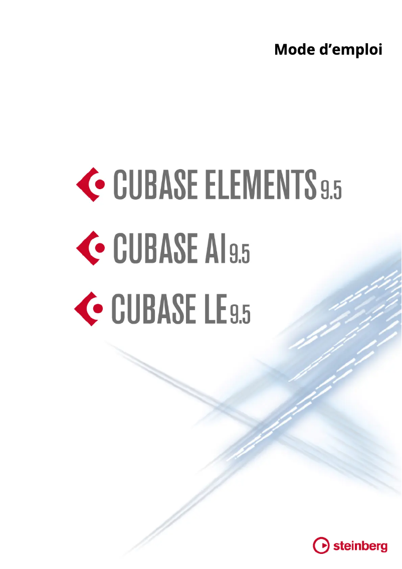 Image de la première page du manuel de l'appareil Cubase LE 9.5