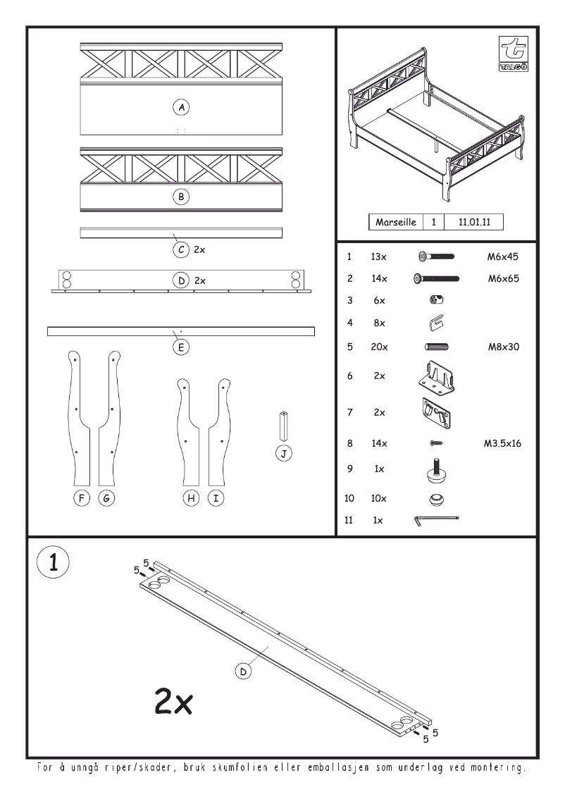 Page n°1 - Manuel utilisateur Talgø Marseille