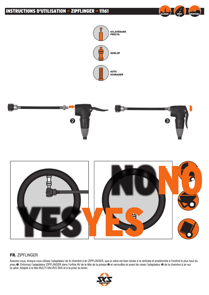 Page 1 de la notice Manuel utilisateur SKS 11161