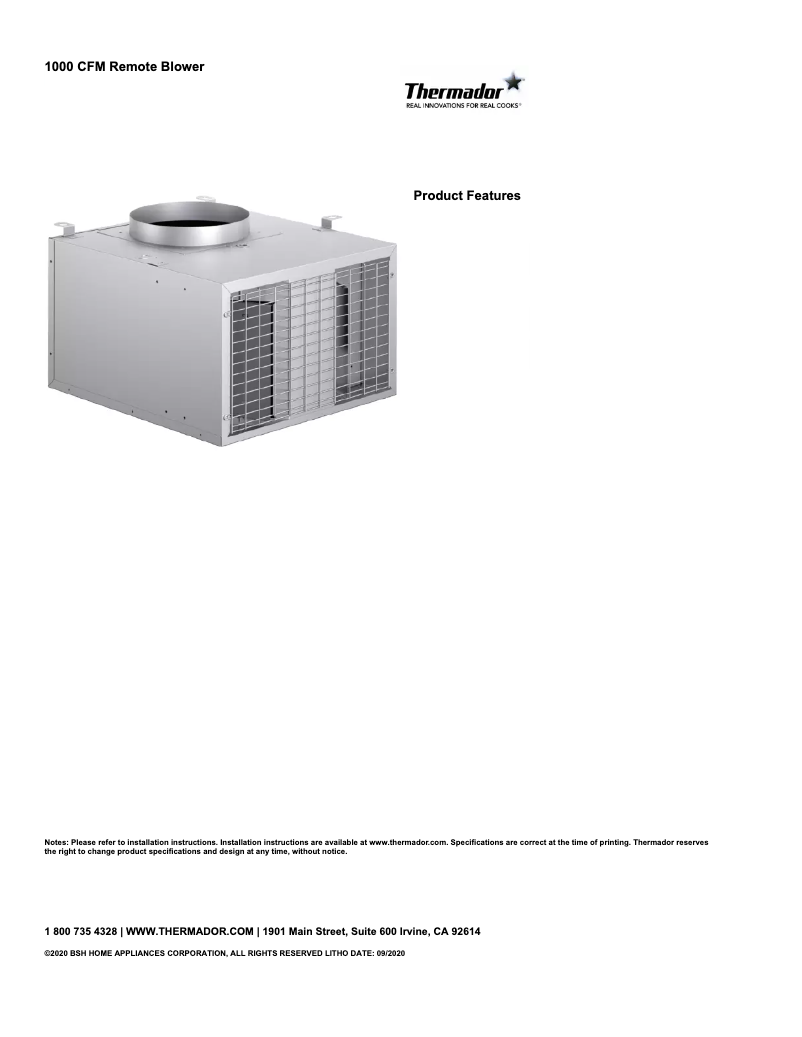 Image de la première page du manuel de l'appareil VTR1030W