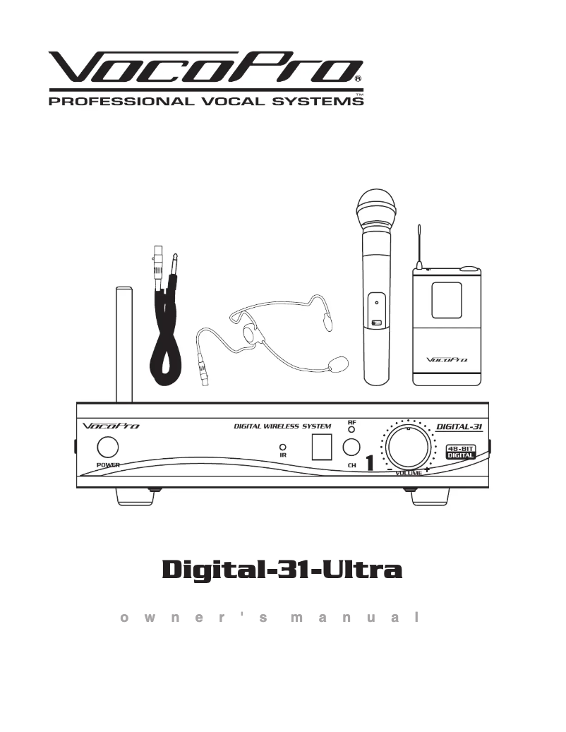 Imagen de la primera página del manual del dispositivo Digital-31-Ultra
