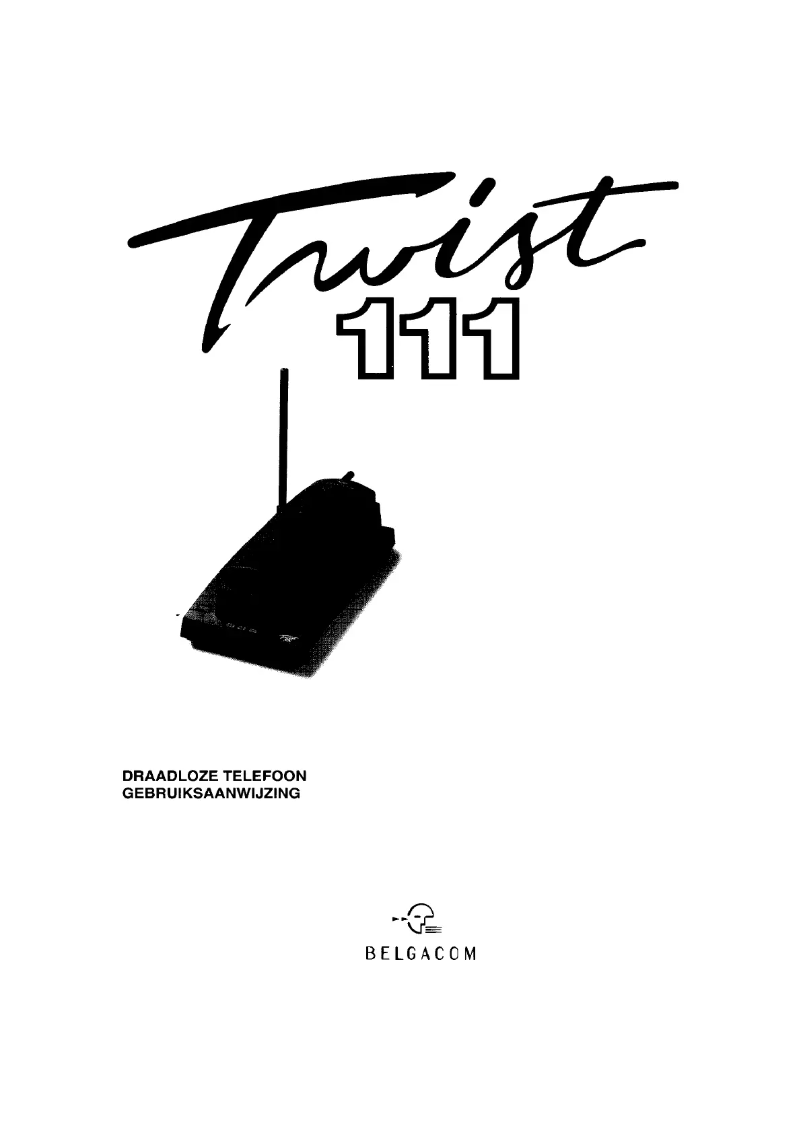 Página 1 del manual Manual de usuario Belgacom Twist 111