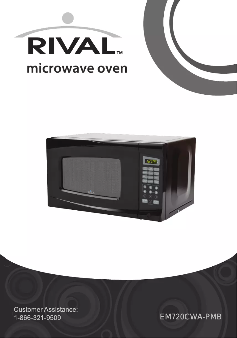 Page 1 de la notice Manuel utilisateur Rival EM720CWA-PMB