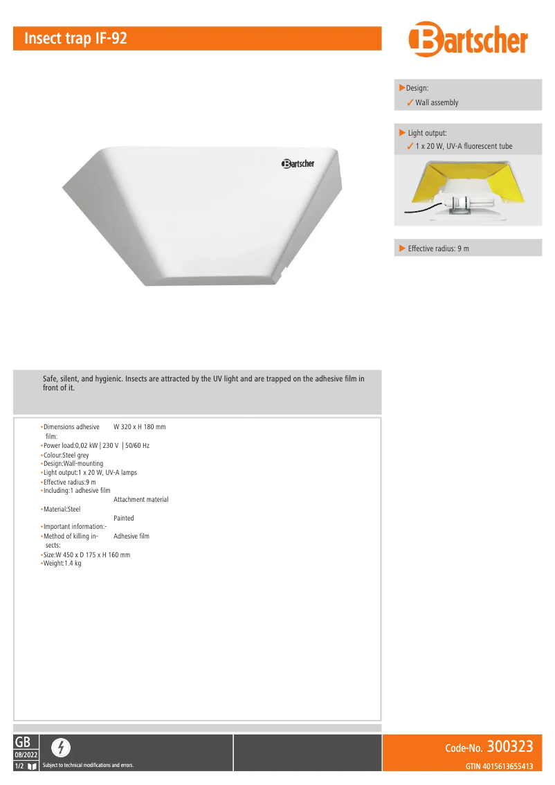 Image de la première page du manuel de l'appareil IF-92