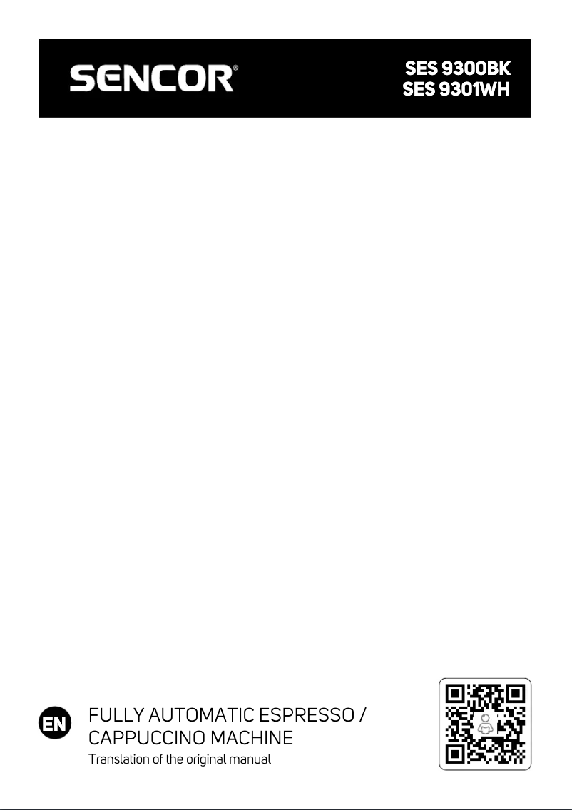 Page n°1 - Manuel utilisateur Sencor SES 9301WH