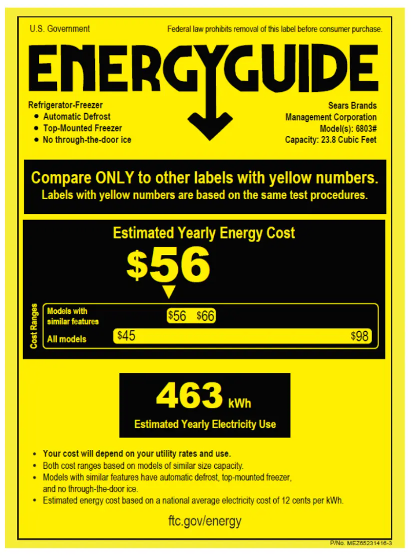 Page 1 de la notice Manuel utilisateur Kenmore 68033