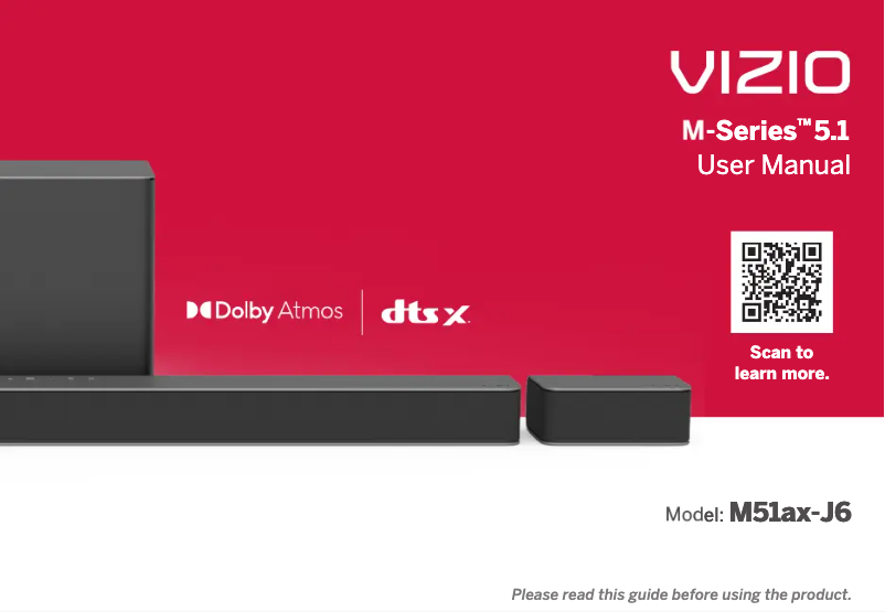 Image de la première page du manuel de l'appareil M51ax-J6