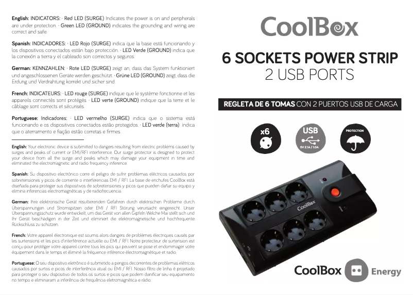 Page n°1 - Manuel utilisateur CoolBox FALCOOBE06U2
