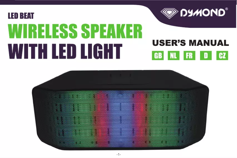 Página 1 del manual Manual de usuario Dymond LED-BEAT