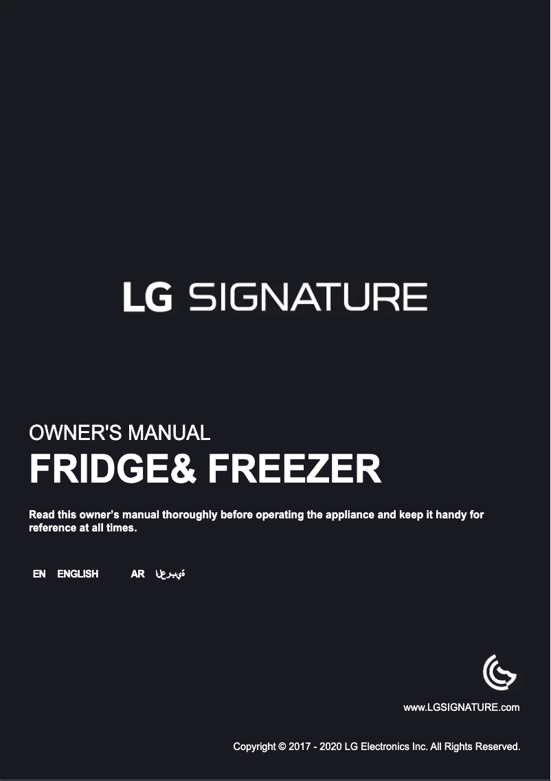 Page n°1 - Manuel utilisateur LG LSS304JDVL