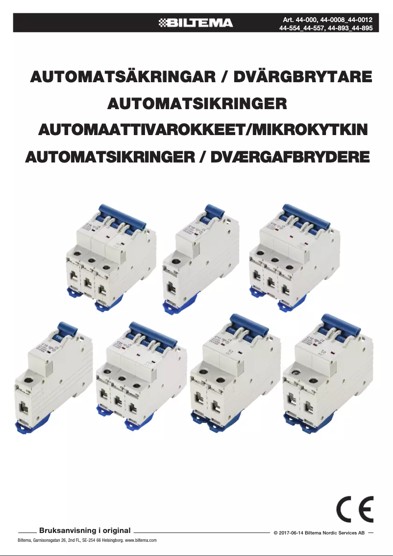 Página 1 del manual Manual de usuario Biltema 44-0011