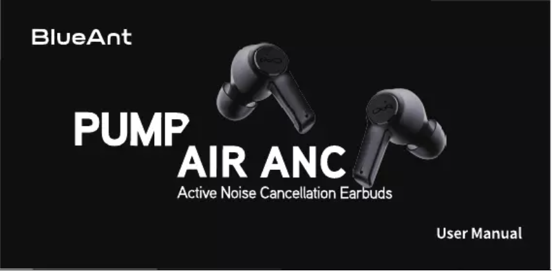 Image de la première page du manuel de l'appareil Pump Air ANC