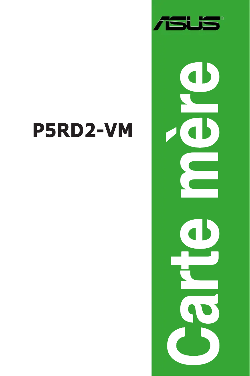 Image de la première page du manuel de l'appareil P5RD2-VM