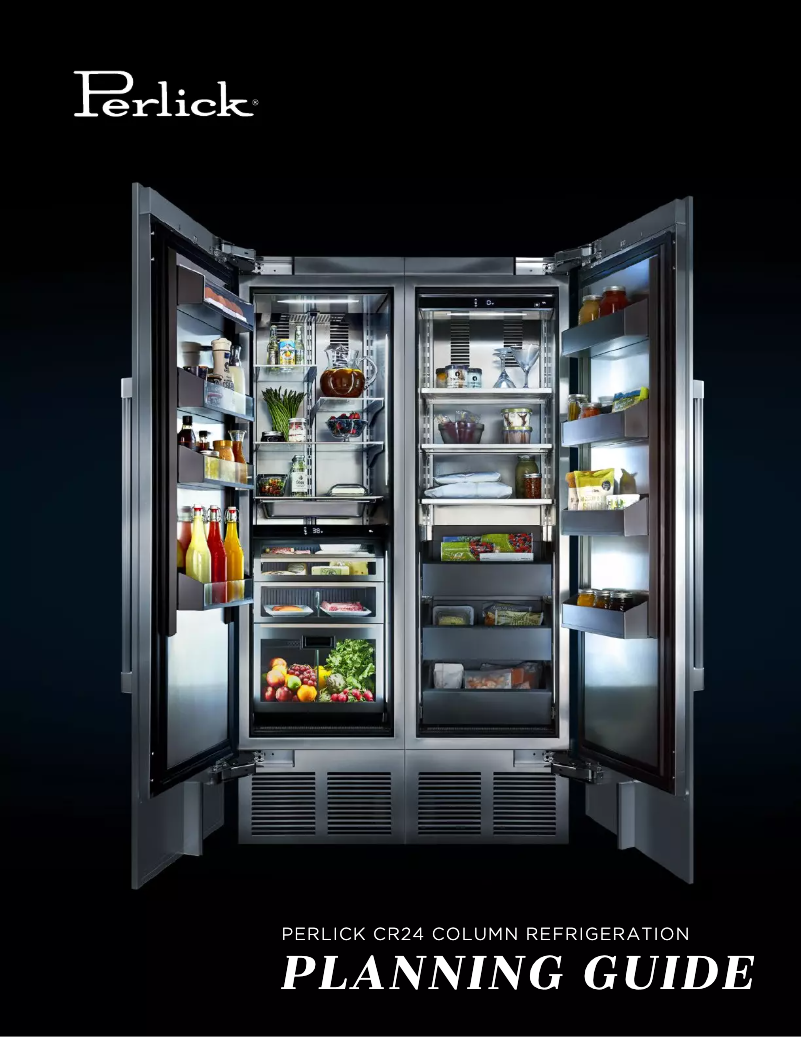 Page n°1 - Mode d'emploi Perlick CR24F-1-2L