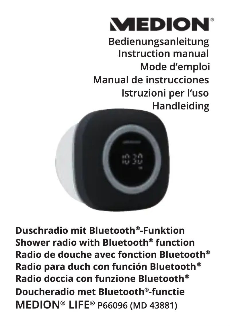 Page n°1 - Manuel utilisateur Medion LIFE P66096 (MD 43881)