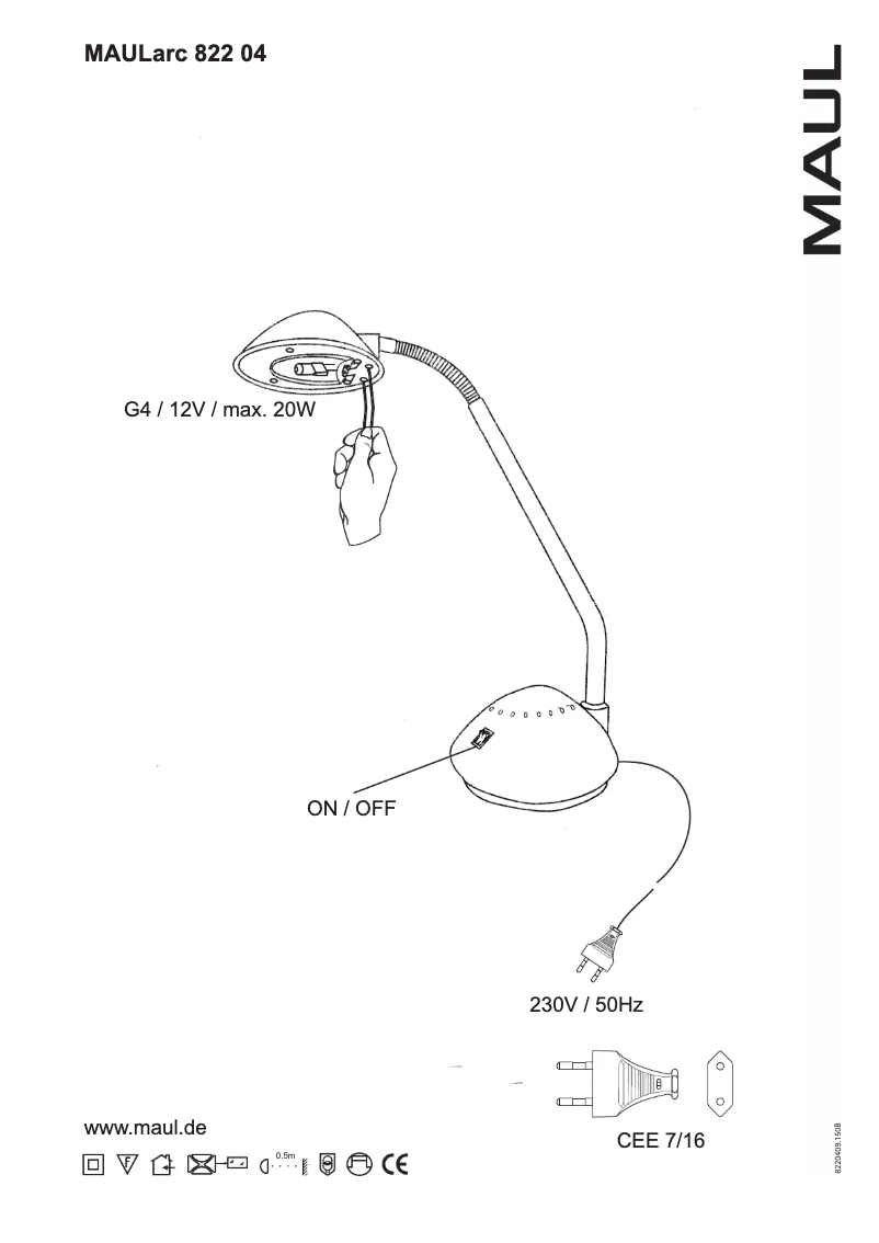 Imagen de la primera página del manual del dispositivo Arc