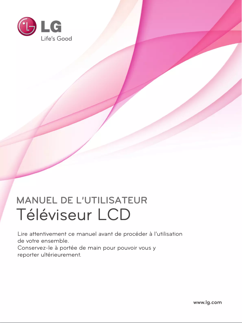Page 1 de la notice Manuel utilisateur LG 22LD330