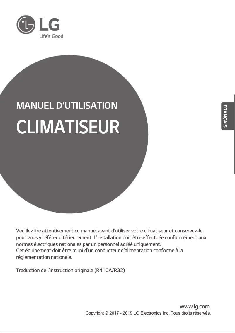 Página 1 del manual Manual de usuario LG ARNU24GCFU4