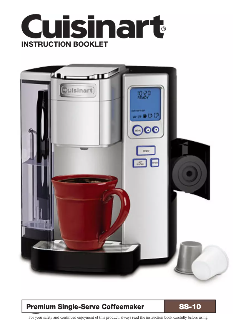 Página 1 del manual Manual de usuario Cuisinart SS-10